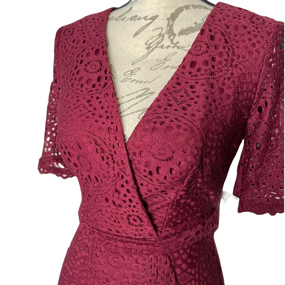 City Vibe tie front wrap dress size 3 - Picture 2 of 11